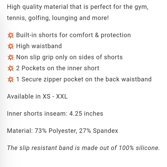 CVG Skirt/skort/shorts, polka dot, size Large - Picture 6 of 7